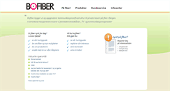 Desktop Screenshot of bofiber.no